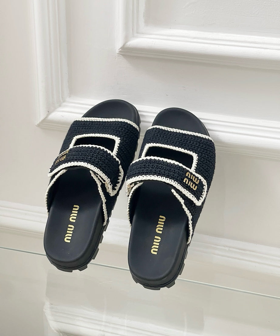 Black & White Sandals